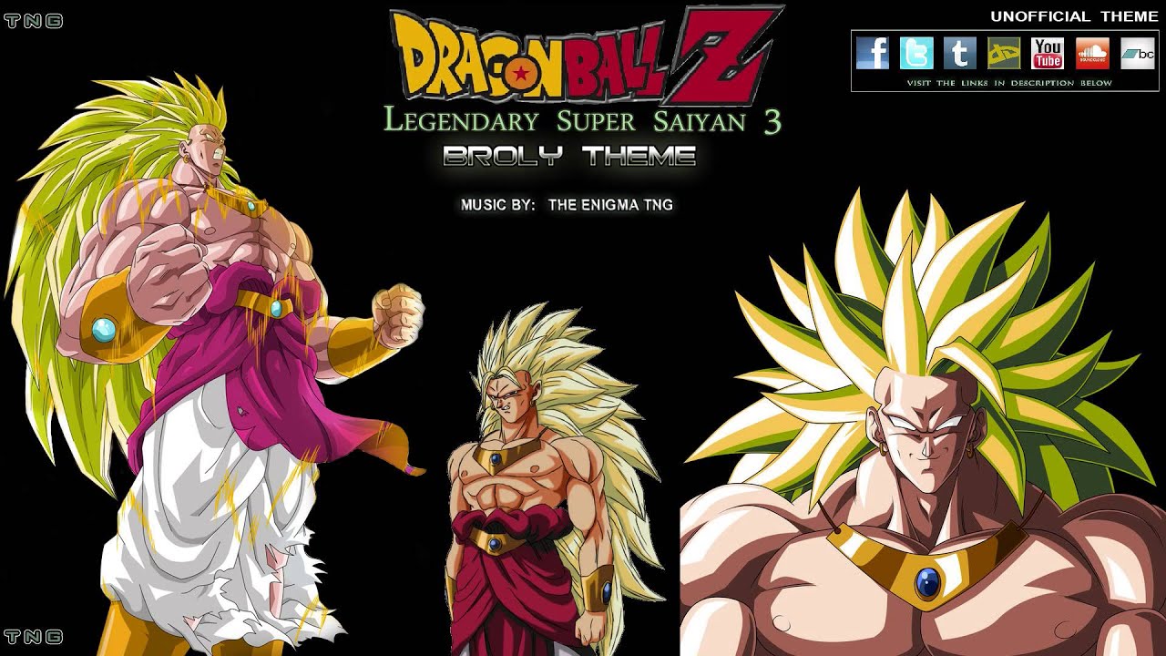 Dragon Ball Z - Unofficial Super Saiyan 3 Broly Theme (The Enigma TNG) 